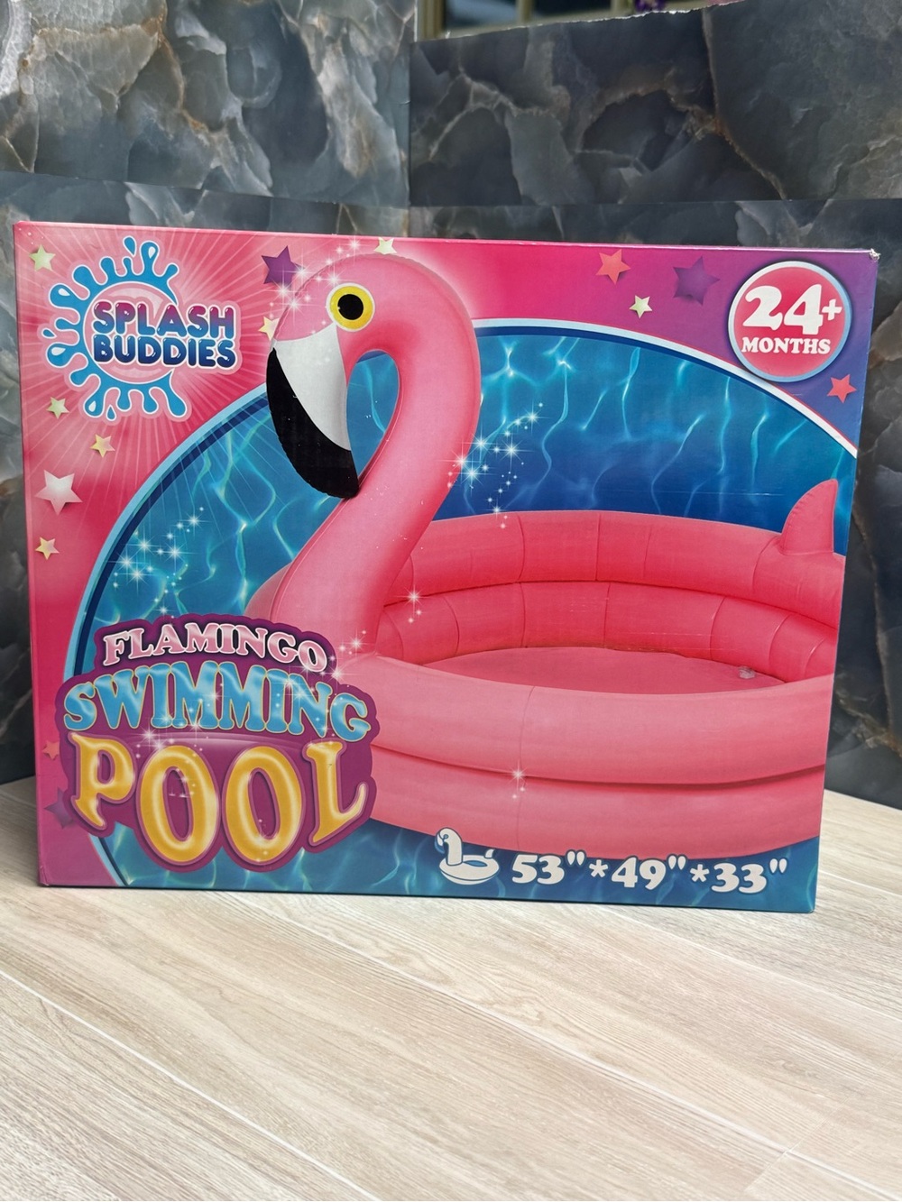 Splash Buddies Flamingo Swimming Pool - Pink